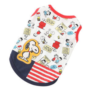 11038 Cartoon Puppy Cotton Vest for Dogs