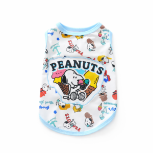 11081 Cartoon Dog Summer Vest | Breathable Cotton Pet Shirt