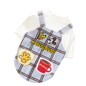 19006 Pet Clothes Warm Corduroy Embroidered Outfit Cute Hoodie