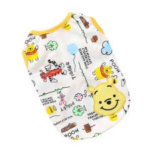 11022 Cartoon Dog Vest – Soft Breathable Pet Tank Top
