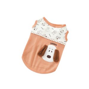 11028 Cartoon Dog Vest – Soft Breathable Pet Tank Top