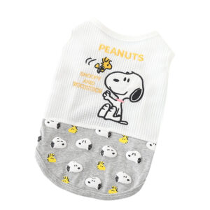 11039 Cartoon Dog Summer Vest | Breathable Cotton Pet Shirt