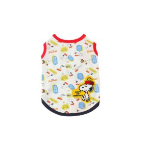 11072 Cartoon Puppy Cotton Vest for Dogs