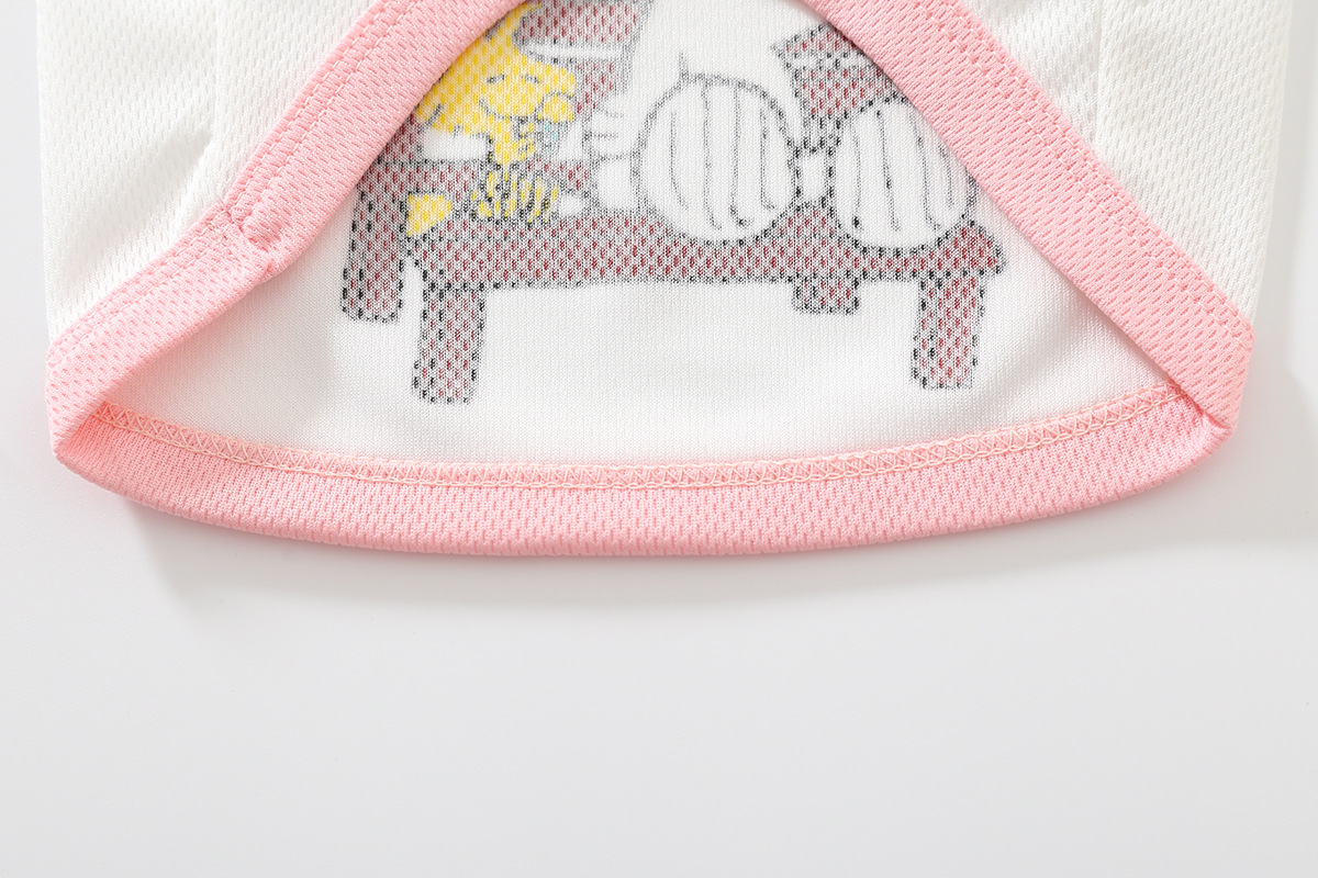 17003 Cartoon Dog Summer Vest | Breathable Cotton Pet Vest - Image 9