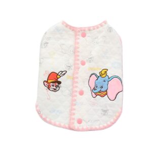 19028 Cartoon Embroidered Cotton Pet Vest for Dogs & Cats